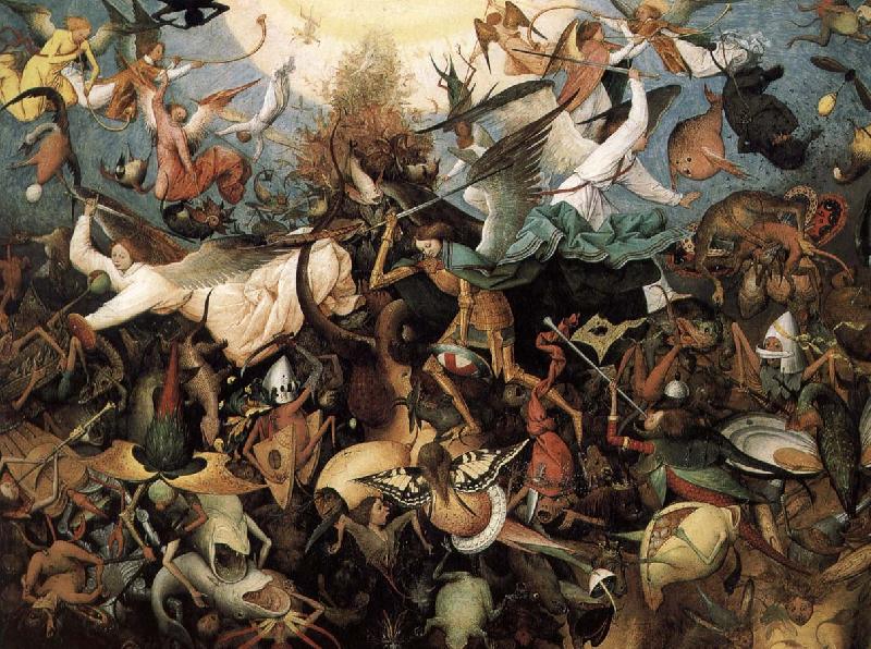 Pieter Bruegel Angels fall oil painting image